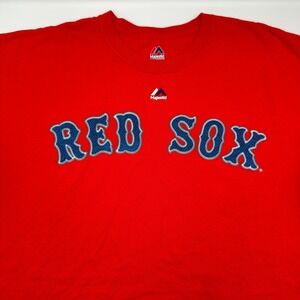 Majestic Boston Red Sox Mens Size 2XL T-Shirt MLB Official